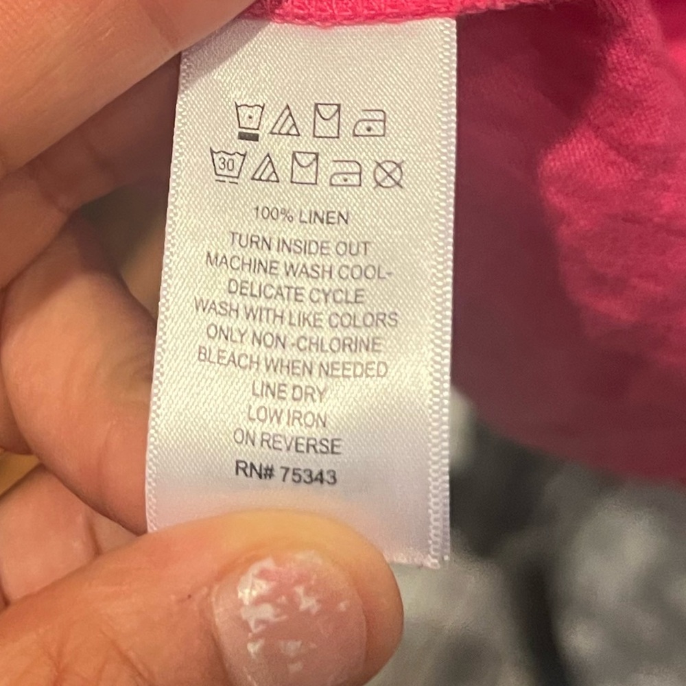 Sigrid Olsen 100% Linen Midi Sleeveless Dress Lik… - image 4